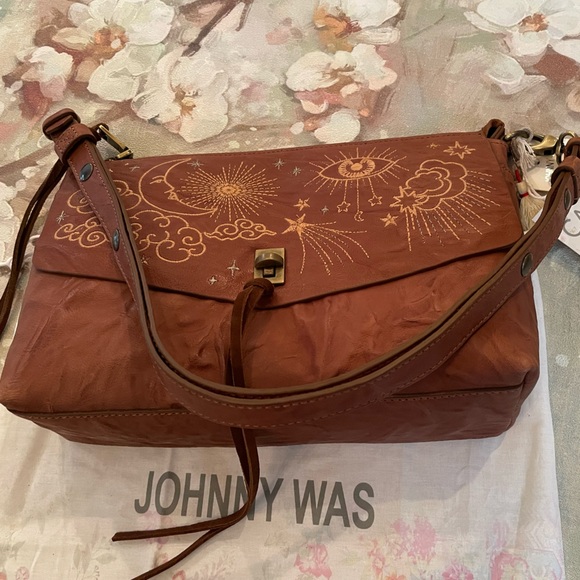 ♥️ NEW! Johnny Was Leather Cloud Purse Bag - Picture 8 of 17